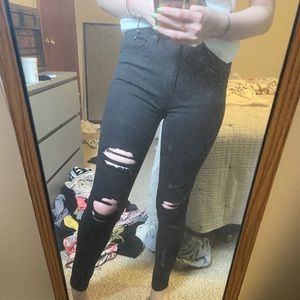 Black Ripped Skinny Jeans
